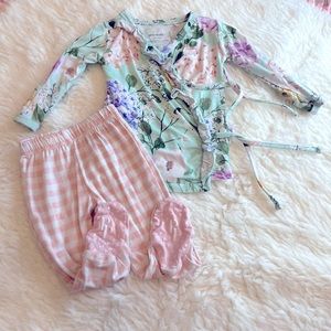 Posh Peanut Kimono Set 0-3